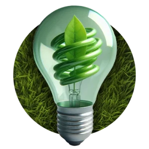 símbolo de energia limpa